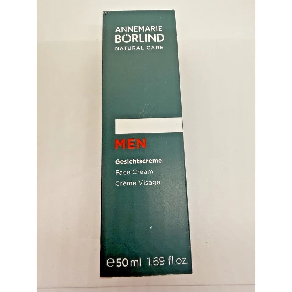 ANNEMARIE Börlind MEN Face Cream w/Aloe Vera Juniper Extract 1.69oz New NWB
